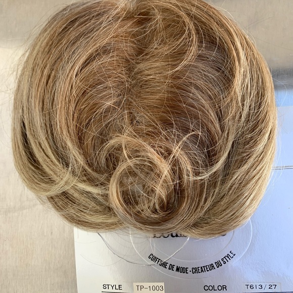 Blonde Hair topper/toupe/toppette/Bangs - Picture 2 of 2